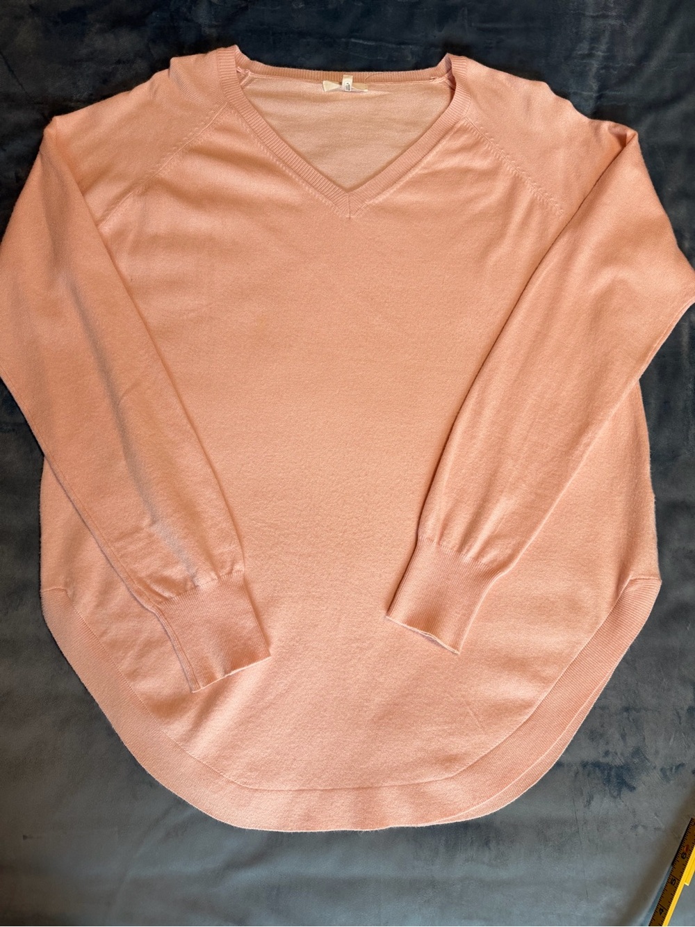 Super soft Light Pink V-Neck Women's Sweater
